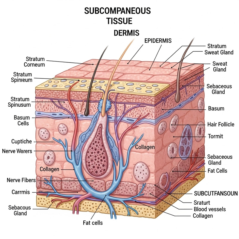 Human Skin Derivatives Illustrated