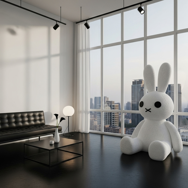 Stylish Black and White Minimalist Interior Design Stylish Black and White Minimalist Interior Design