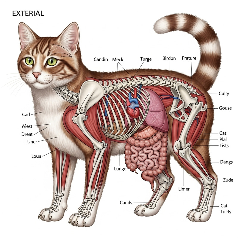 Cat Anatomy: Understanding Internal & External Structure