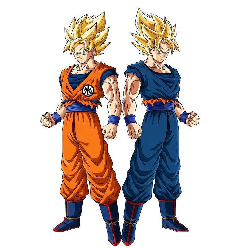 Epic Goku vs Vegeta Wallpaper Battle - Powerful Orange vs Blue Warriors Epic Goku vs Vegeta Wallpaper Battle - Powerful Orange vs Blue Warriors