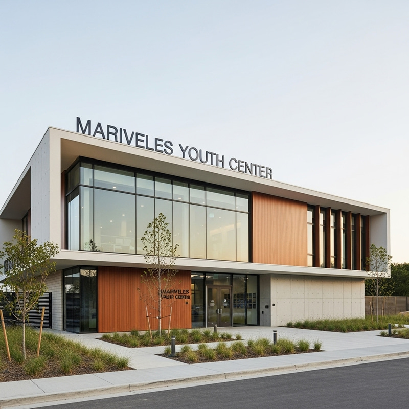 Mariveles Youth Center - One-Story Modern Building Design Mariveles Youth Center - One-Story Modern Building Design