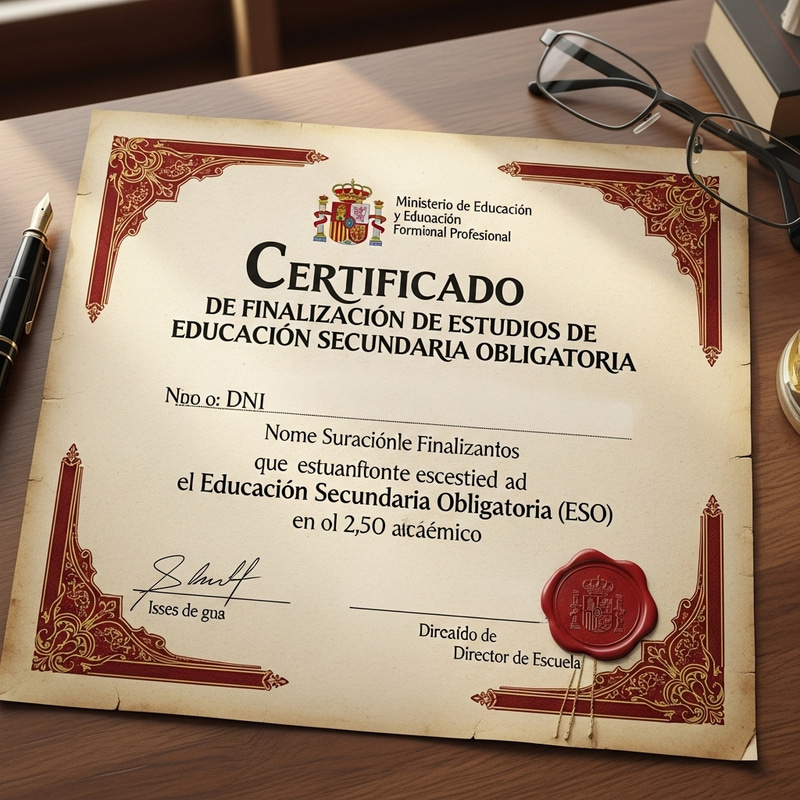 Studying in Spain, Secondary School Certificate