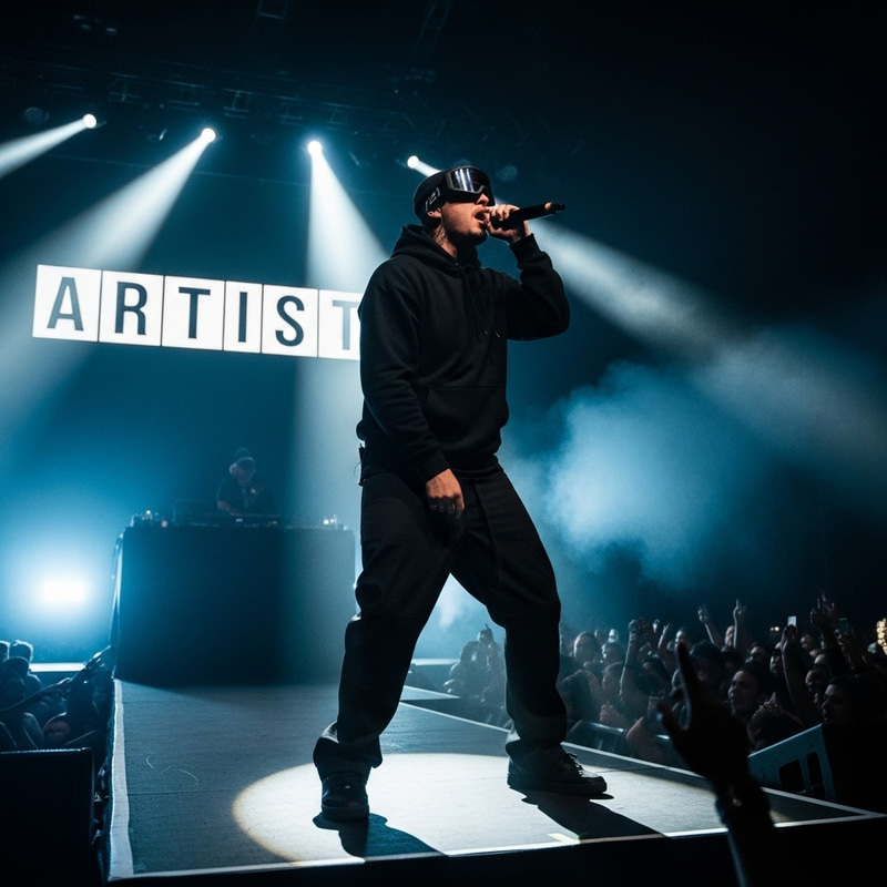 Live Rap Performance by HENO at Bercy with Massive Fan Crowd Live Rap Performance by HENO at Bercy with Massive Fan Crowd