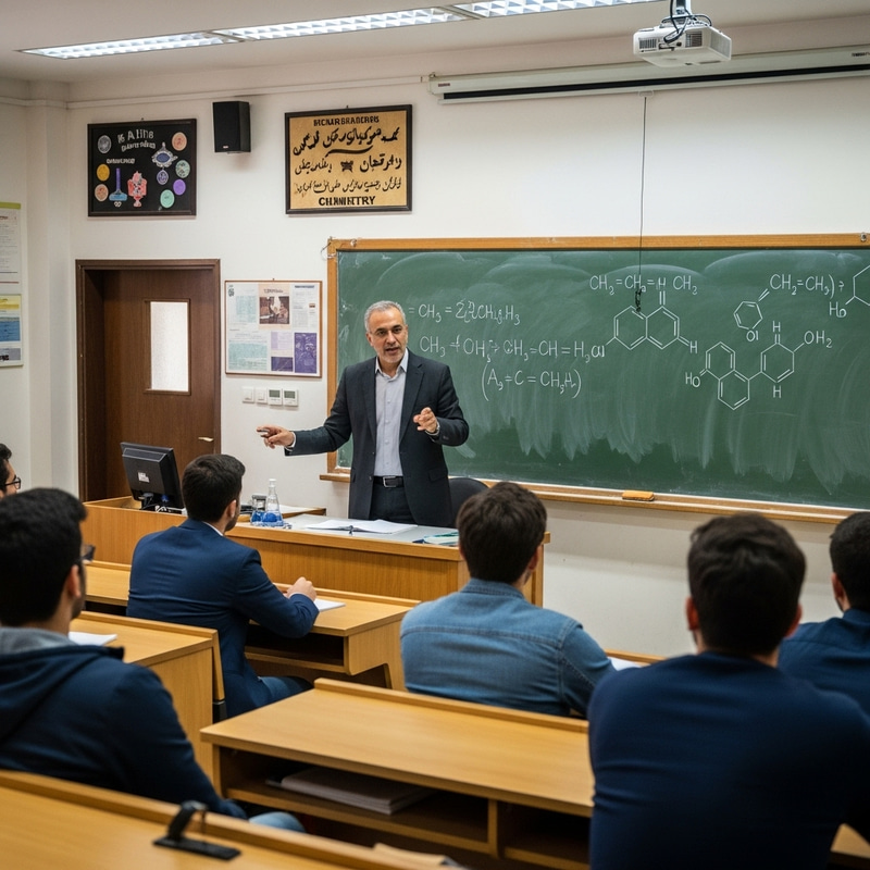 Inorganic Chemistry Professor Inspiring Iranian University Class Inorganic Chemistry Professor Inspiring Iranian University Class