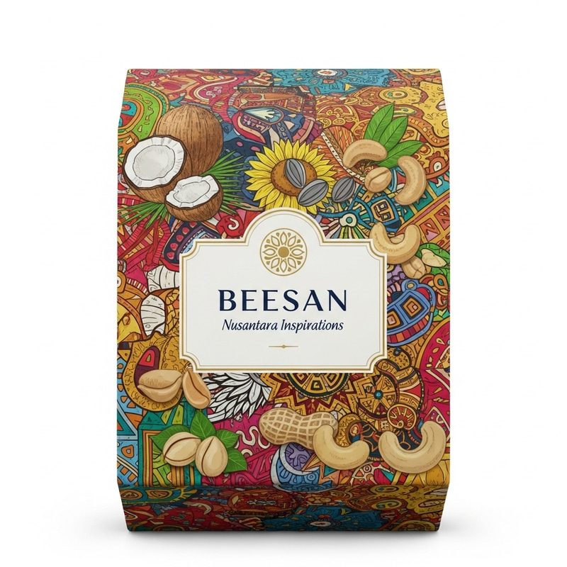 Vibrant Indonesian Cultural Baklava Packaging Design | BEESAN Nusantara Inspirations