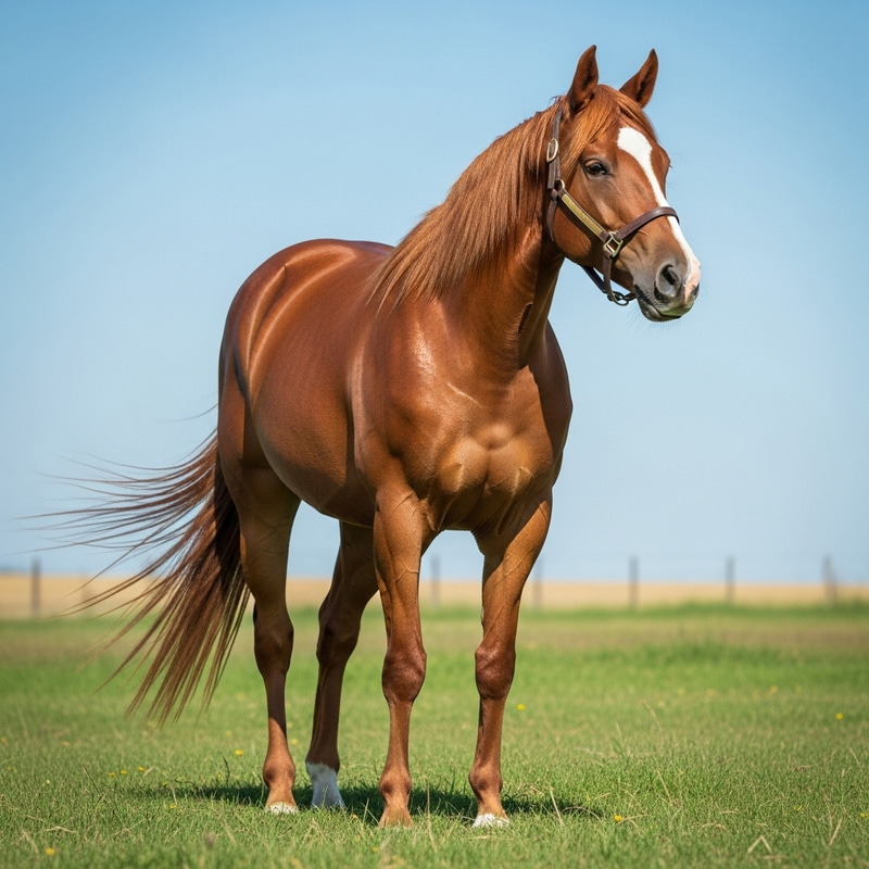 Beautiful Chestnut Brown Horse - Elegance and Strength Personified Beautiful Chestnut Brown Horse - Elegance and Strength Personified