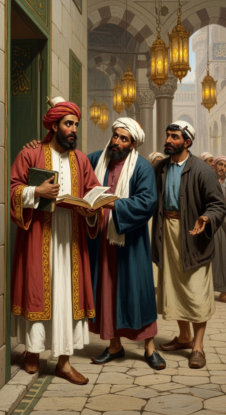 Scholar Guided Out of Mosque by Janitor Scholar Guided Out of Mosque by Janitor