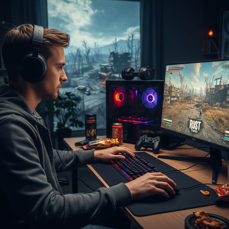 Rust Gamer | Intense Survival Experience for Caucasian Males