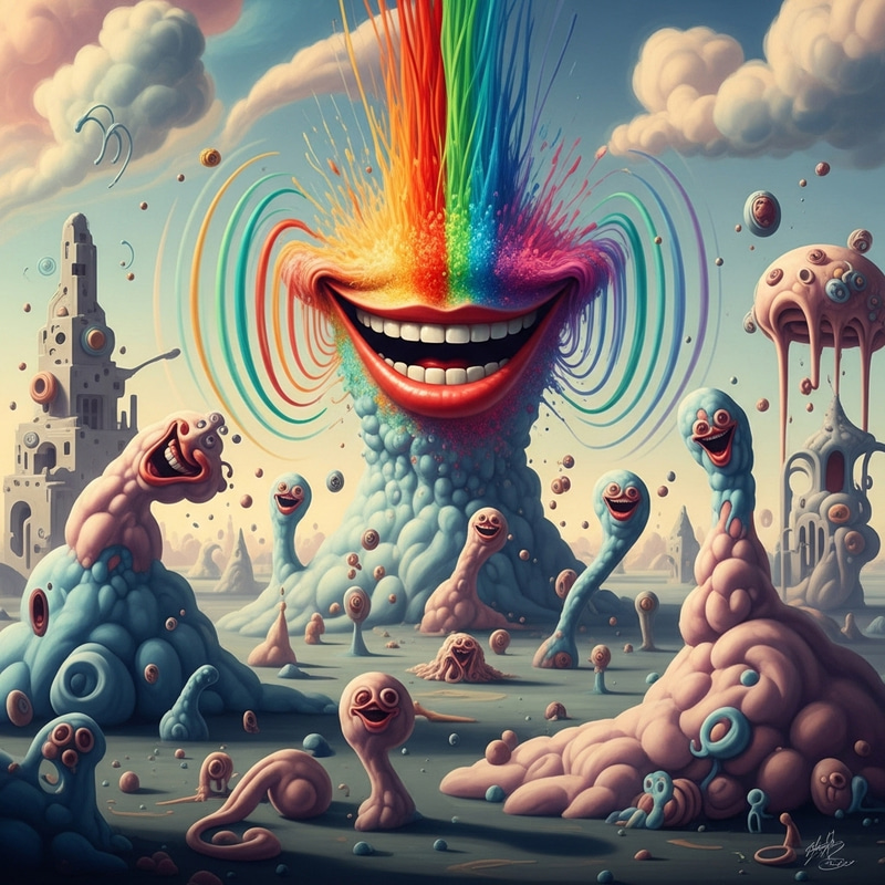 Why Laughter in Surrealism: Abstract Forms and Vibrant Entities