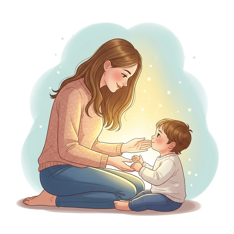 Guiding Light of Maternal Love Guiding Light of Maternal Love