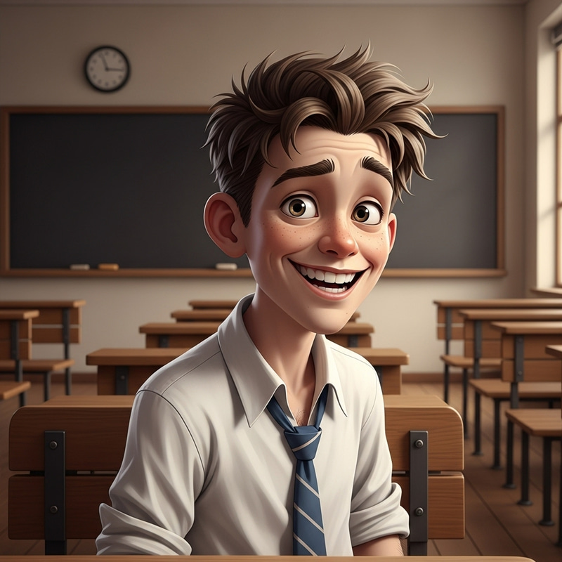 Engaging 2D Animation of a School Backbencher Boy Engaging 2D Animation of a School Backbencher Boy