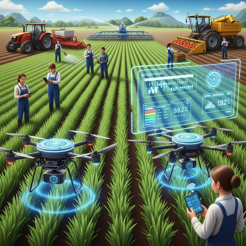 AI Innovations in Agriculture: Drones in Action AI Innovations in Agriculture: Drones in Action