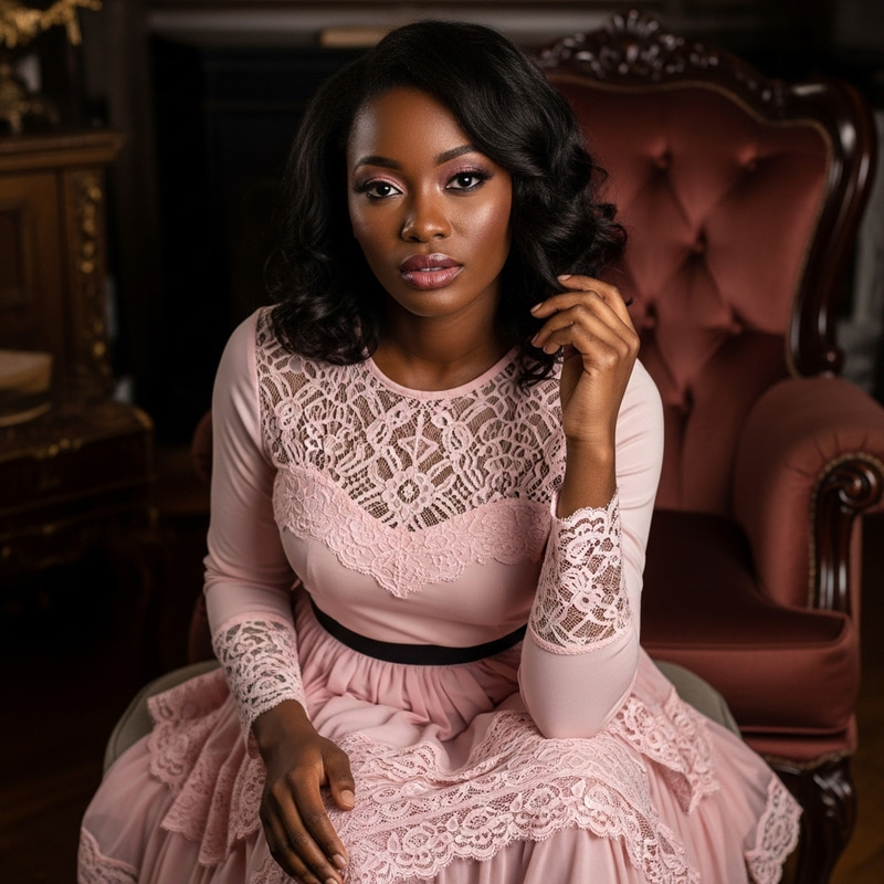 Coquette Style: Lace & Pink Elegance