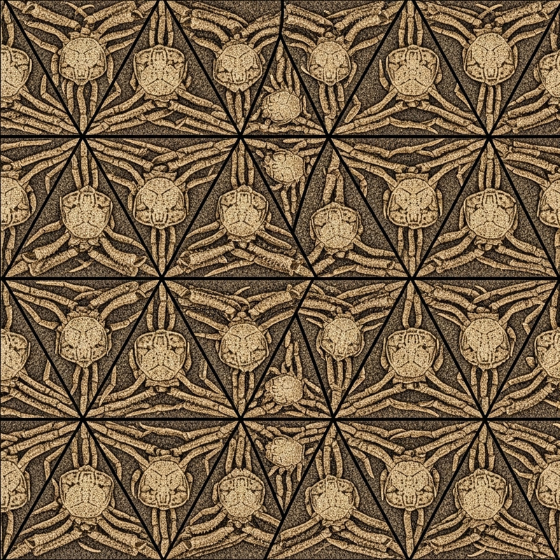 Stunning Triangular Tessellation Art Design Stunning Triangular Tessellation Art Design