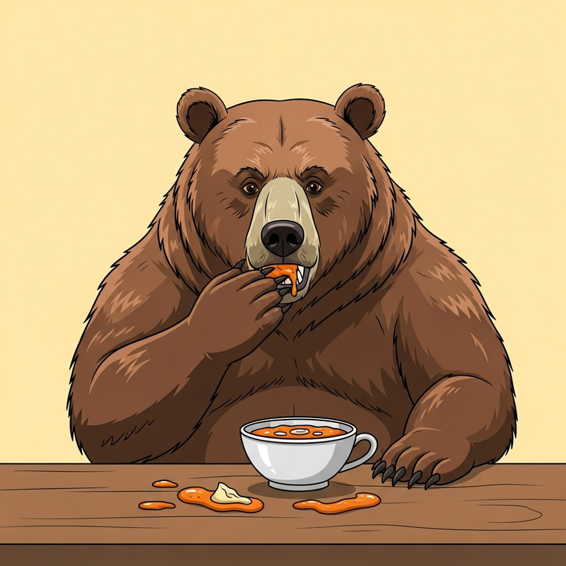Starker Björn Isn't Eating Sauce Anymore - Wildlife Report Starker Björn Isn't Eating Sauce Anymore - Wildlife Report