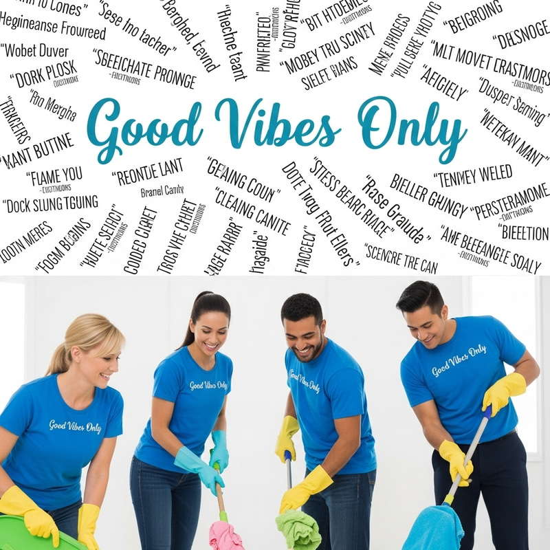 Uplifting Good Vibes Only Cleaning Company | Testimonials & Cheerful Service