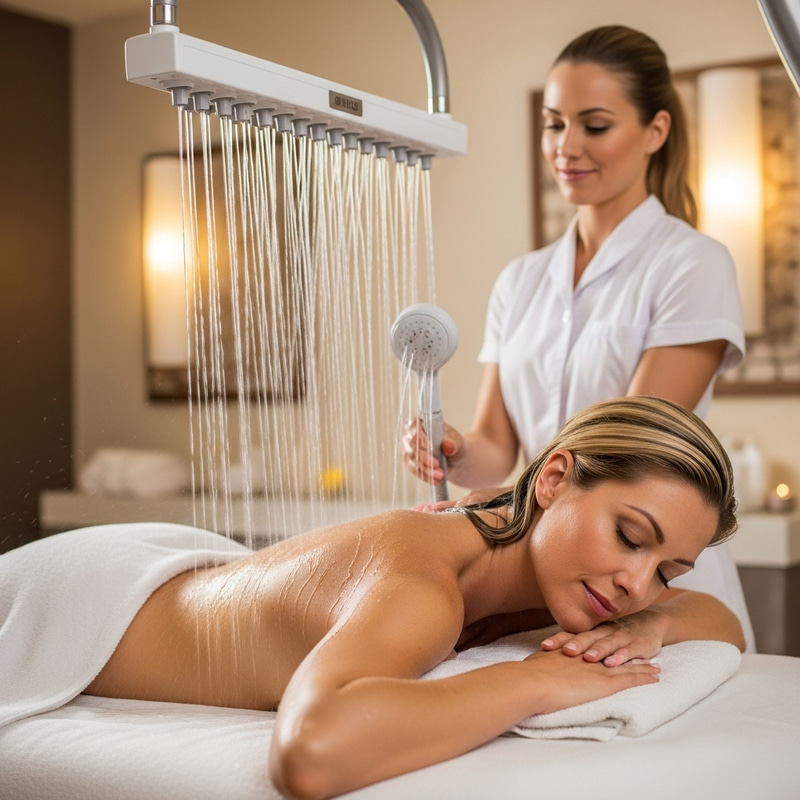 Relaxing Vichy Shower Treatment at a Spa