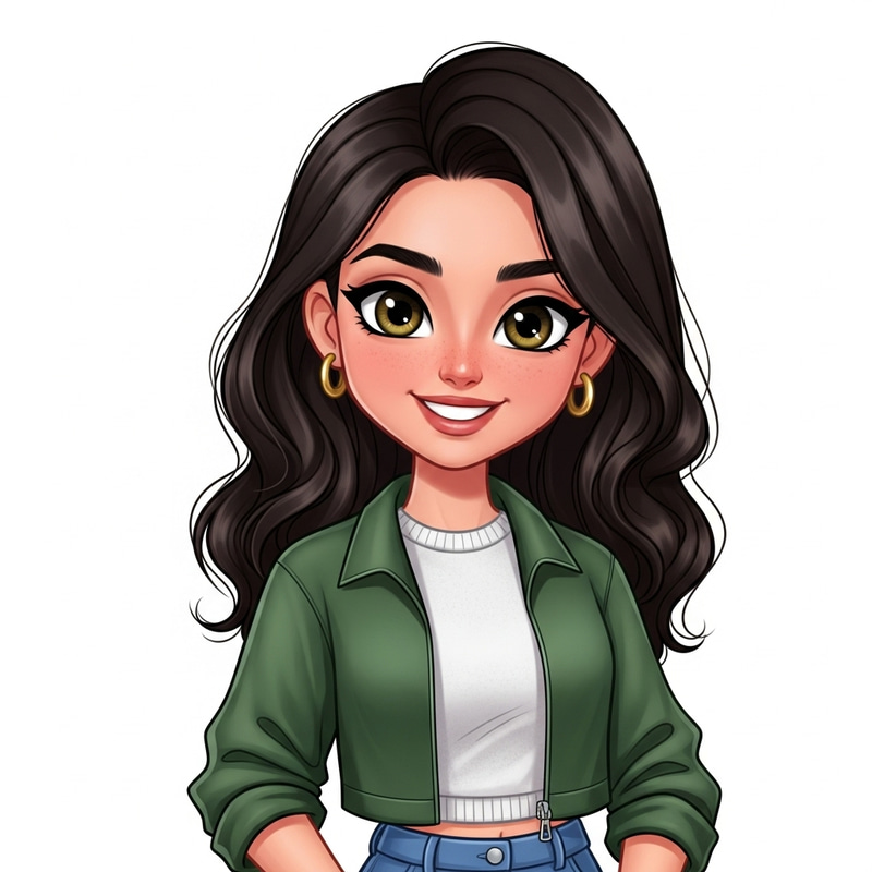 Cute Middle-Eastern Lady - Radiant Smile and Joyful Spirit