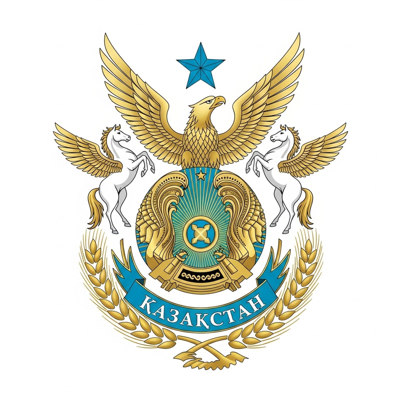 Serious New Coat of Arms for Kazakhstan Serious New Coat of Arms for Kazakhstan