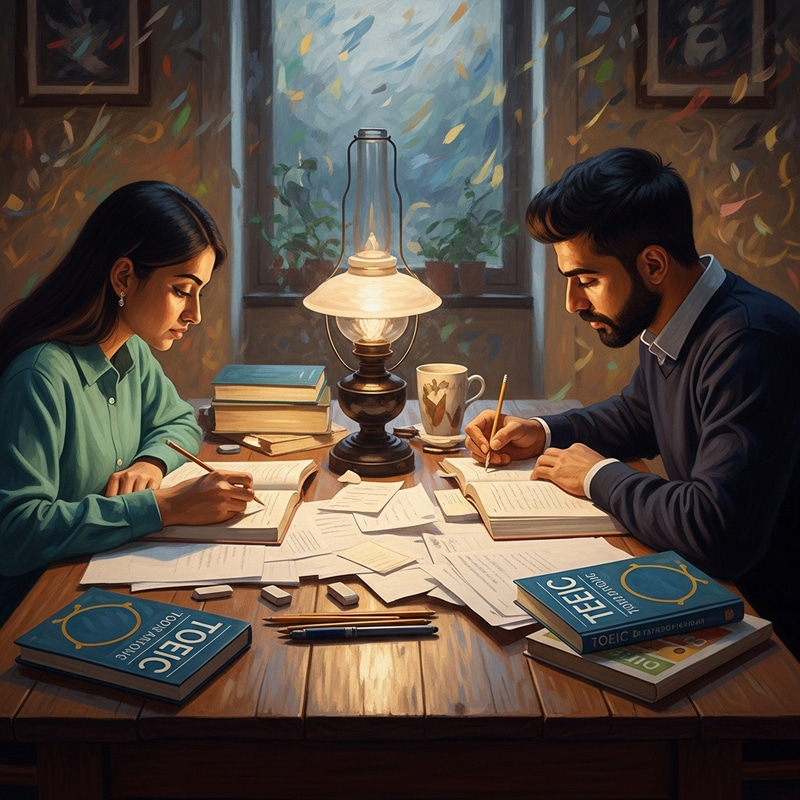 Studying for TOEIC Exam: Impressionistic Art Inspiration Studying for TOEIC Exam: Impressionistic Art Inspiration