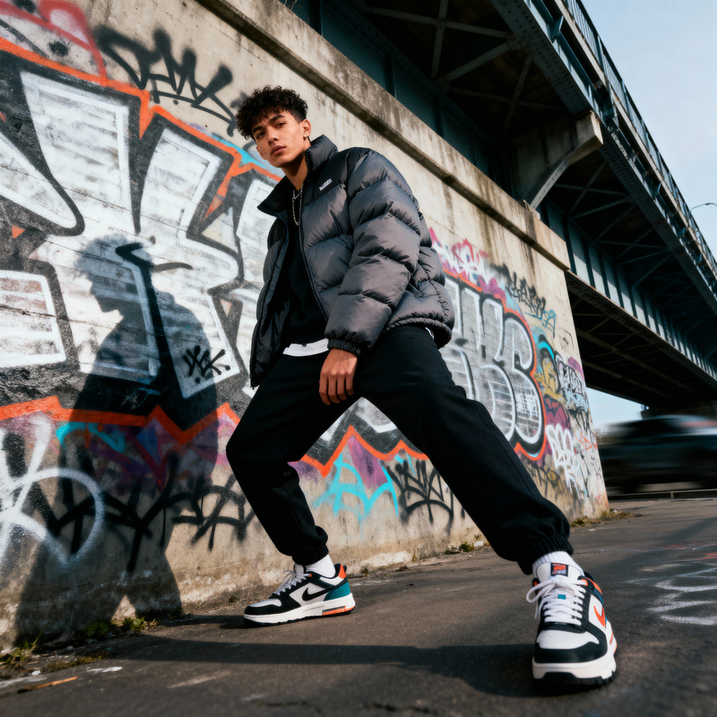 Cool Street Style: Puffer Jackets & Urban Vibes