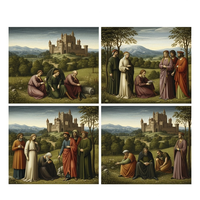 Limbo - First Circle of Inferno in Dante's Divine Comedy - Pagan Souls Yearning for God