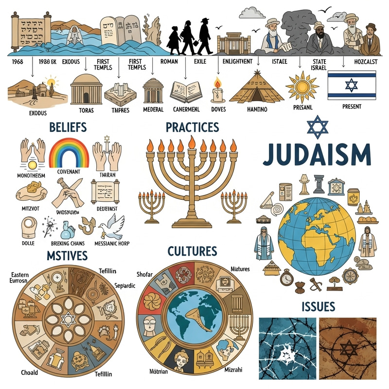 Judaism Visual Narrative: Timeline, Beliefs, Practices, Cultures, Issues, Figures Judaism Visual Narrative: Timeline, Beliefs, Practices, Cultures, Issues, Figures