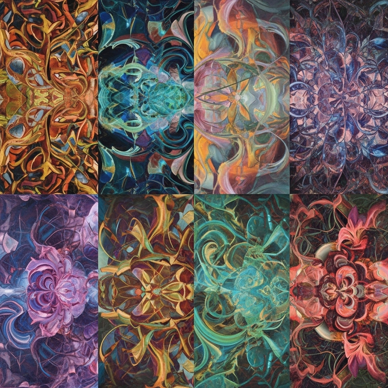 Colorful Abstract Patterns - A Vibrant Display