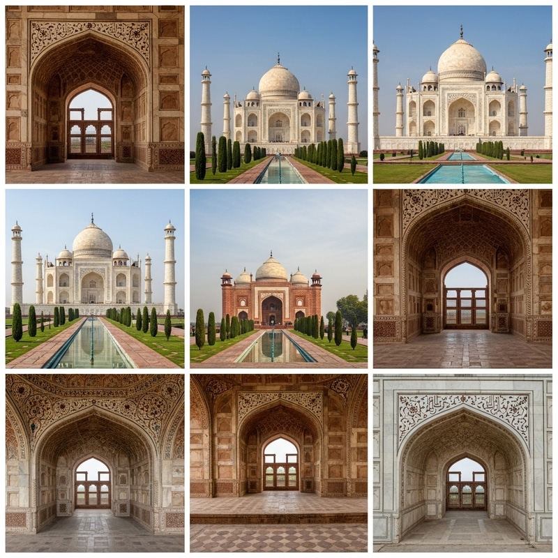 Explore Taj Mahal: A Visual Journey Through India's Iconic Landmark