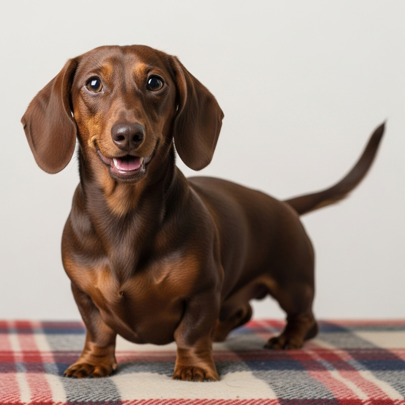 Cute Dachshund Dog with Beautiful Coat