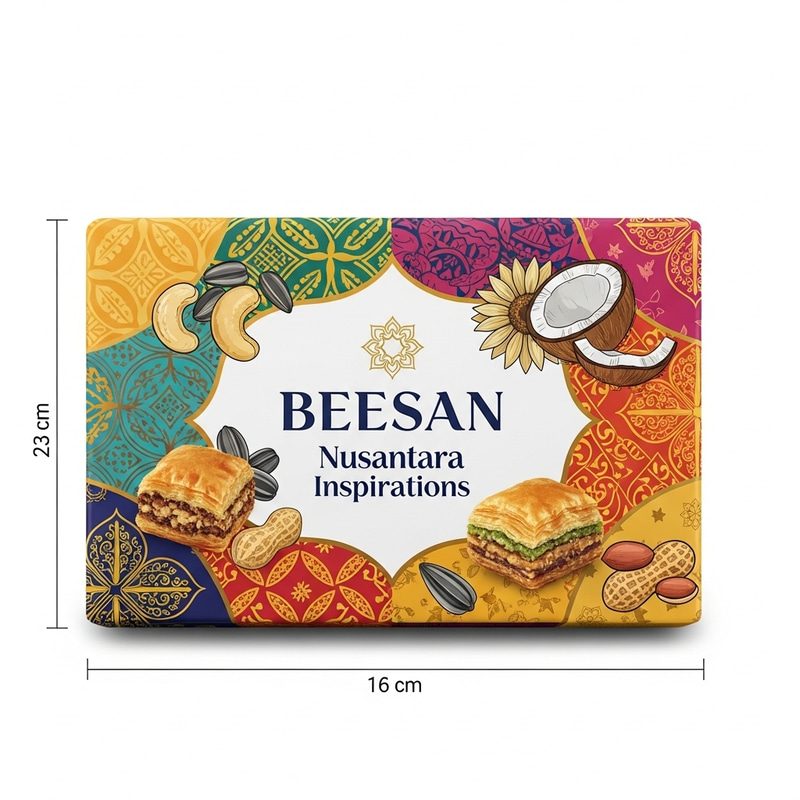 Vibrant Indonesian Heritage Inspired Baklava Packaging | BEESAN Vibrant Indonesian Heritage Inspired Baklava Packaging | BEESAN