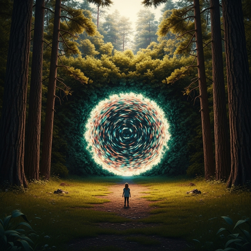 Enigmatic Portal in Majestic Forest | A Mysterious Gateway of Untold Adventures
