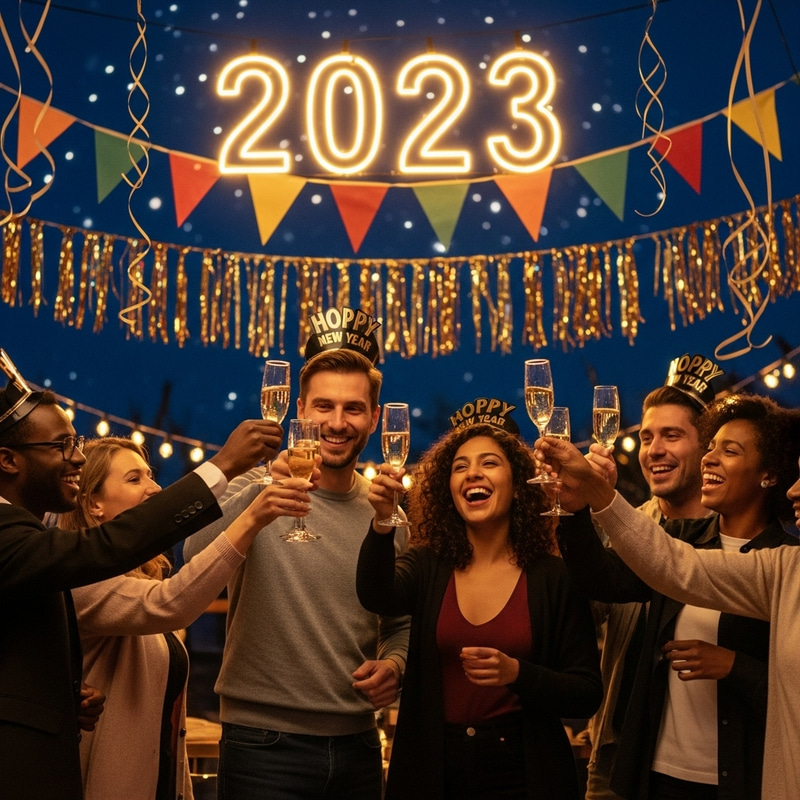 Diverse New Year 2023 Celebration | Joy & Unity