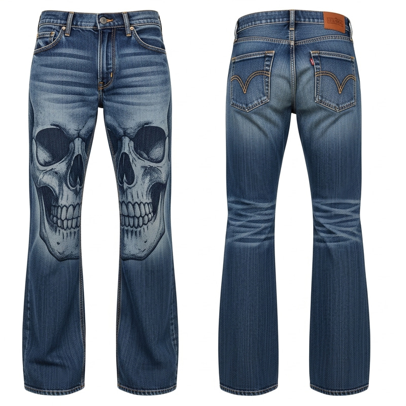 Skull Embellished Bootcut Pants | True Religion Jeans