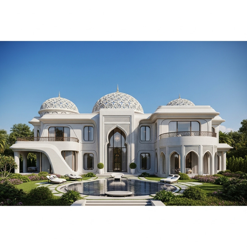 Zaha Hadid Inspired Islamic Villa – A Design Fusion Zaha Hadid Inspired Islamic Villa – A Design Fusion