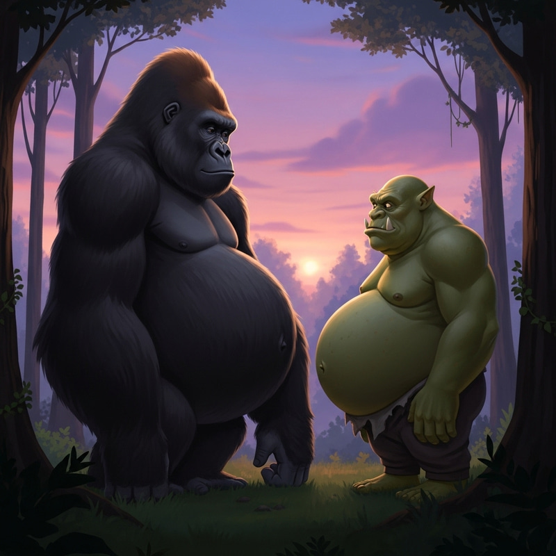 King Kong Expecting Baby from Shrek | Enchanted Woods