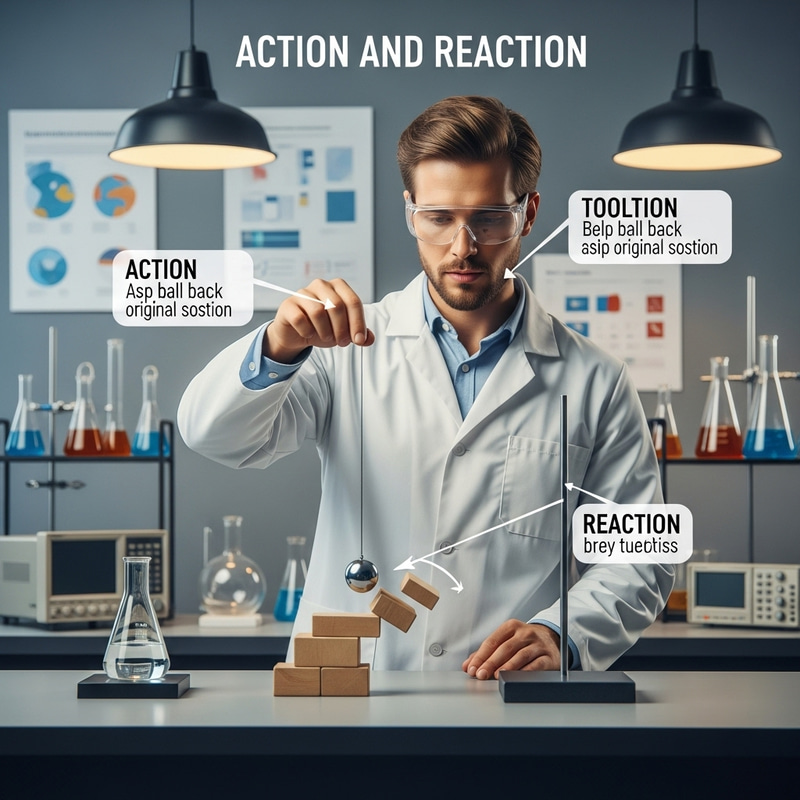 Action and Reaction Principle | Physicist Demonstrates Concept