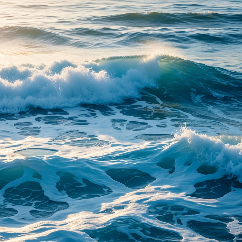 Abstract Ocean Waves - Visual Water Movement Art Abstract Ocean Waves - Visual Water Movement Art