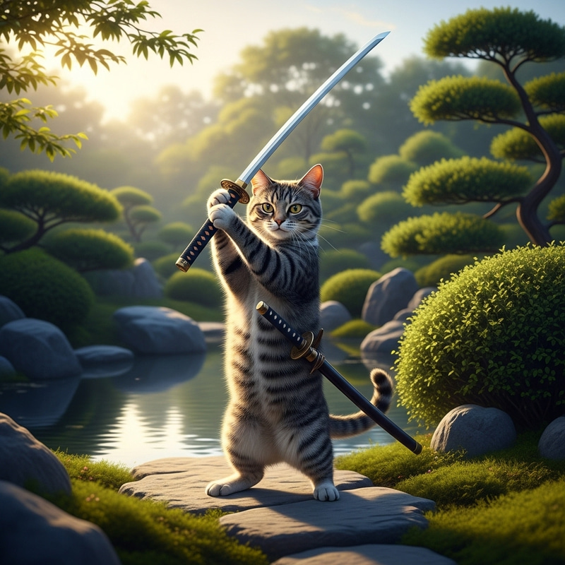 Samurai Cat Mastering the Art of War Samurai Cat Mastering the Art of War