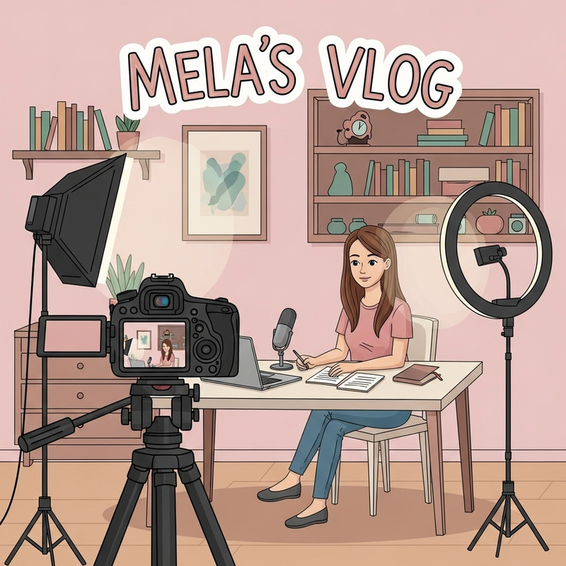 Mela's Vlog Setup: Behind-the-Scenes of a Lifestyle YouTuber Mela's Vlog Setup: Behind-the-Scenes of a Lifestyle YouTuber