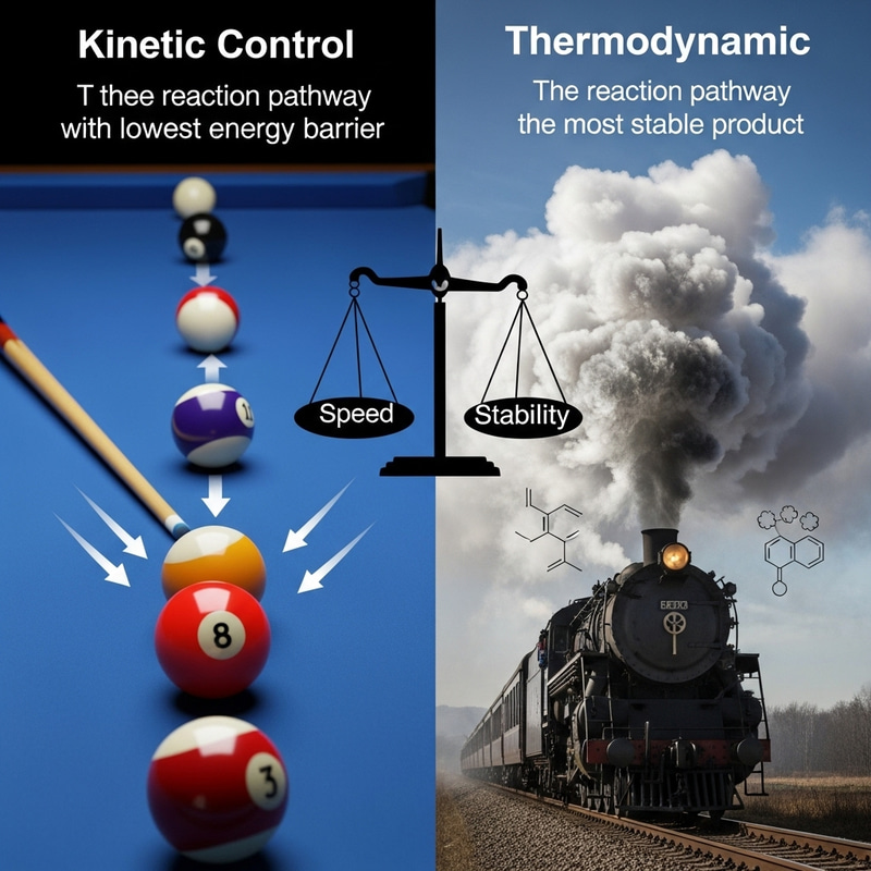 Kinetic vs Thermodynamic Control: A Comparative Analysis