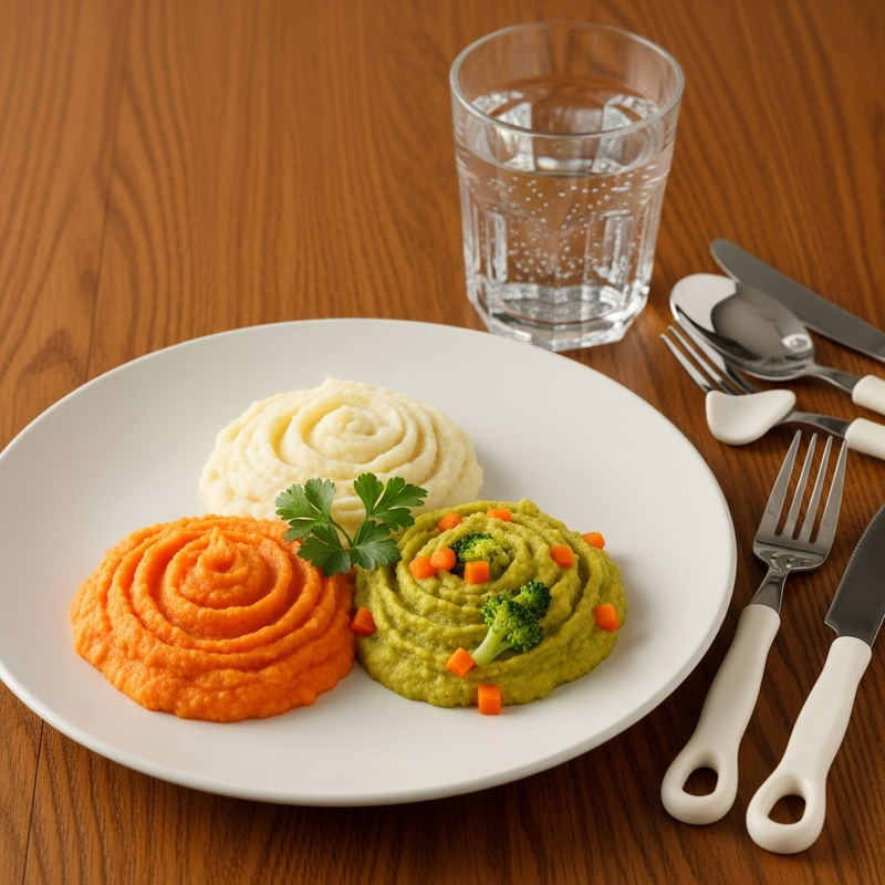 Customized Single-Serving Pureed Meal for Dysphagia Customized Single-Serving Pureed Meal for Dysphagia