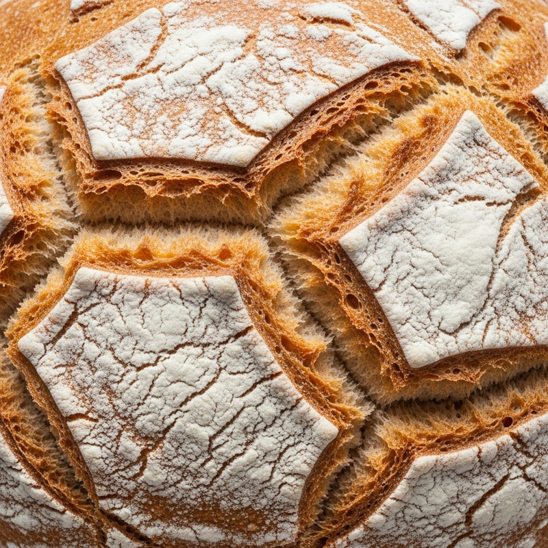 Texture of Bread - A Miniature Landscape of Valleys, Ridges, Waves Texture of Bread - A Miniature Landscape of Valleys, Ridges, Waves