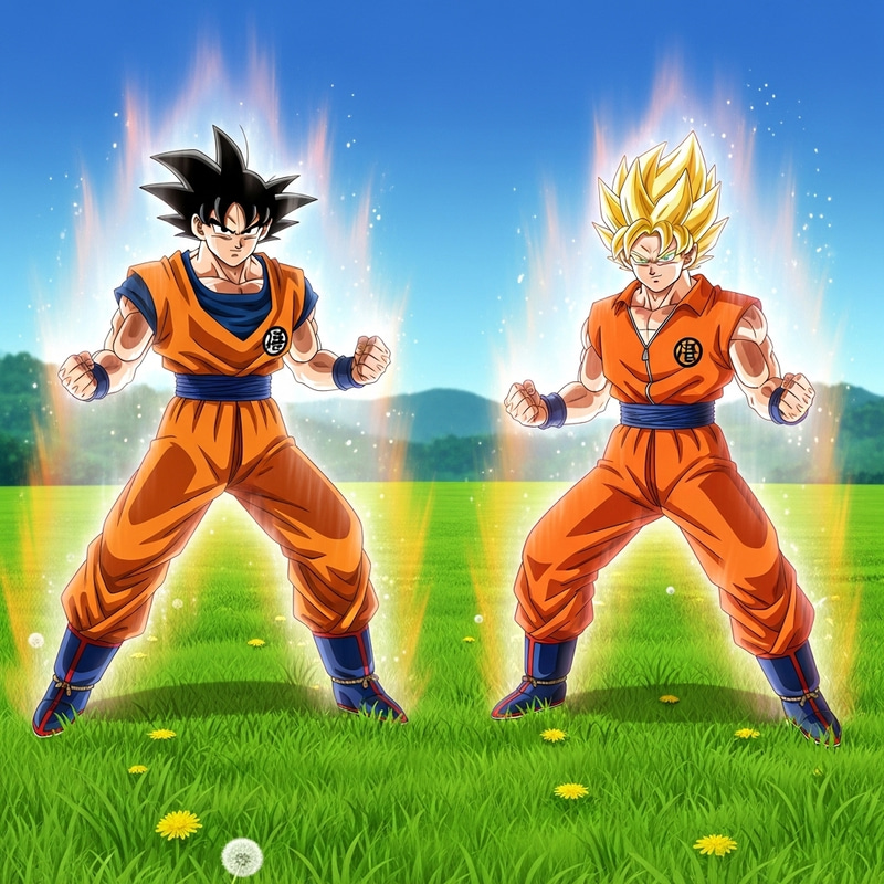 Epic Martial Arts Duel: Goku vs. Naruto