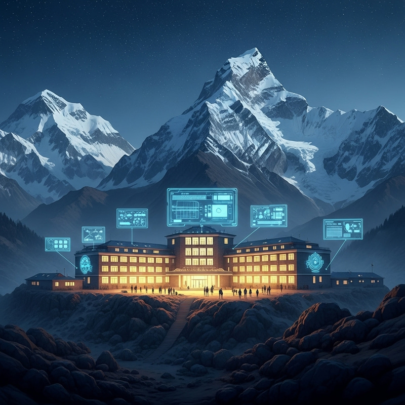 Digital School in Himalayas | High-Tech Learning Environment