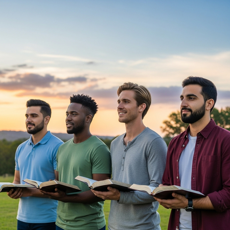 Men with the Bible: Diversity in Faith Men with the Bible: Diversity in Faith