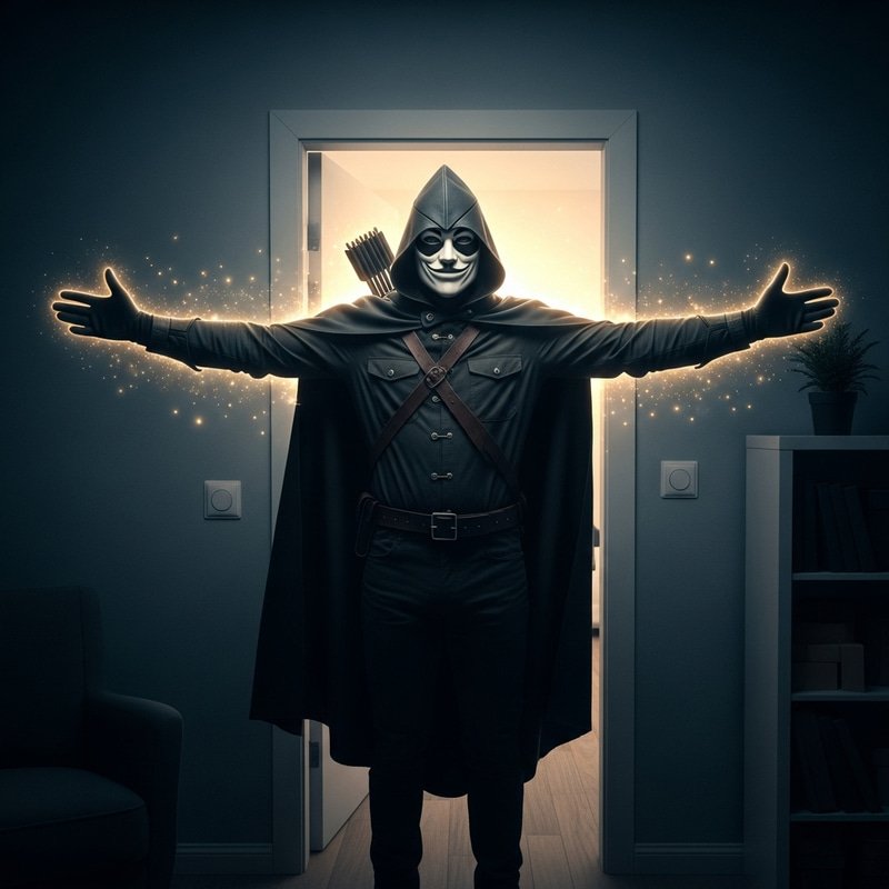 Enigmatic Modern Robin Hood: Unveiling Dreams With Luminescent Aura Enigmatic Modern Robin Hood: Unveiling Dreams With Luminescent Aura