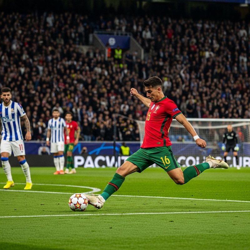 Banger Goal by João Neves vs FC Porto | Soccer Match Scene