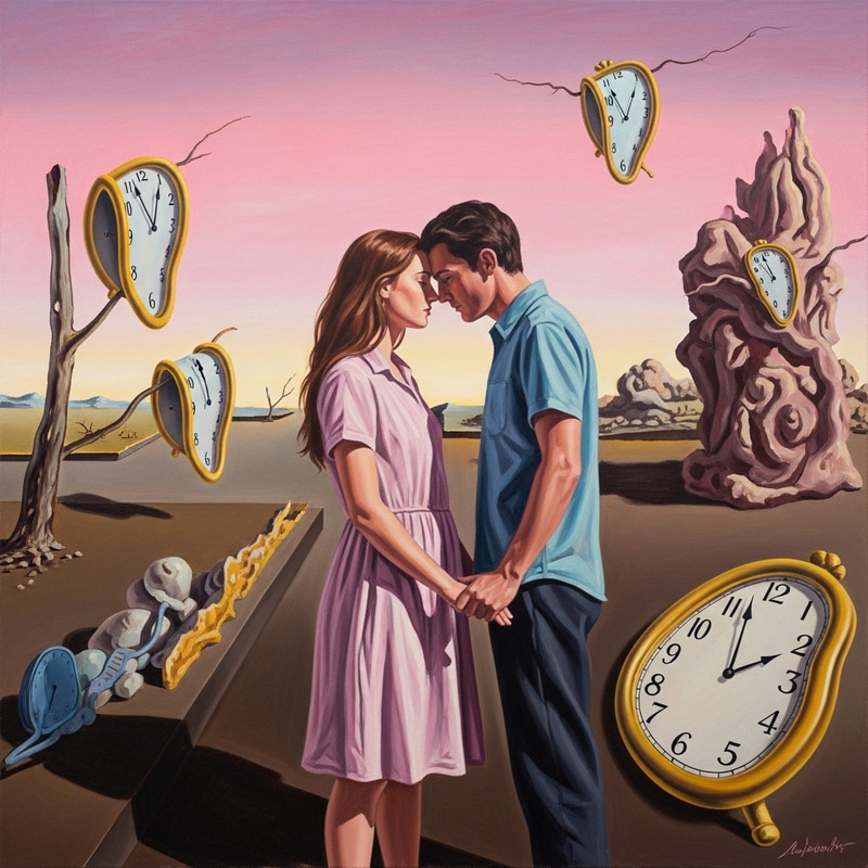 Forbidden Summer Love - Salvador Dali Inspired Romantic Drama