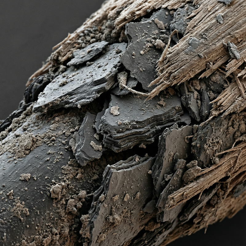 Pencil Tip Magnified: A Microscope View Pencil Tip Magnified: A Microscope View